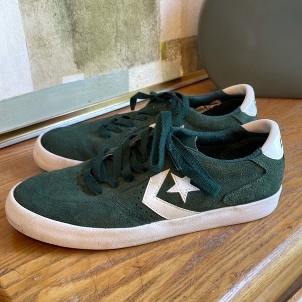 👔 Converse hunter green suede checkpoint pro sneakers